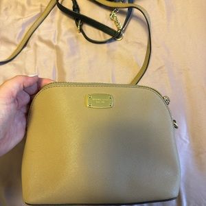 Michael Kors Beige/Tan Crossbody Purse